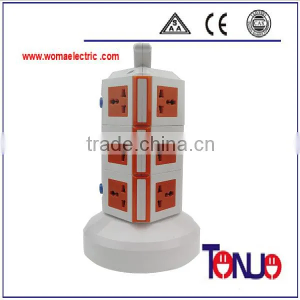Vertical Layer Desktop Usb Port Flexible Wire Wall Socket With Usb Port photo-2