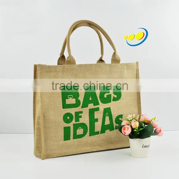 Fashion Shopping Jute Bag Multi-purpose Storage Bag photo-2