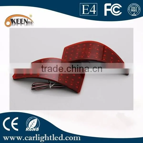 ABS Rear Bumper Reflectors Light,12V Auto Led Tail Lamp,Car Brake Light for Lexus