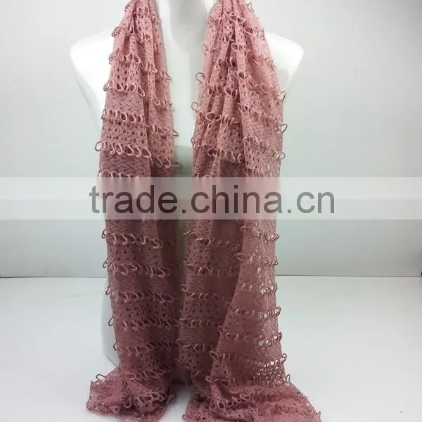 New Design Women's Polyester Summer Scarf Muslim Long Scarf photo-3