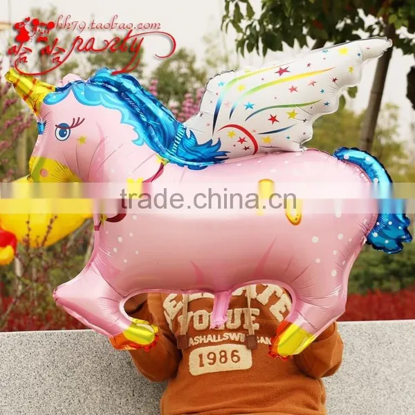 Now Rocking Pony Balloon Decoration,Birthday Party Favor Supply photo-3