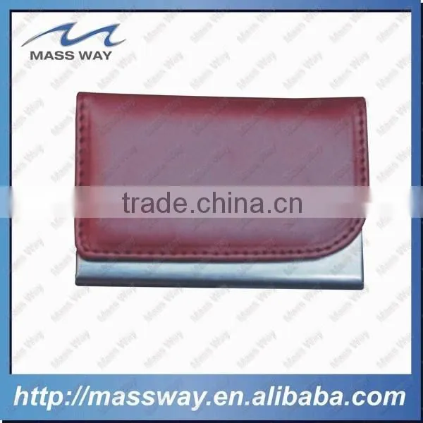 Customized Luxury Playing Genuine Leather Business Card Case photo-6