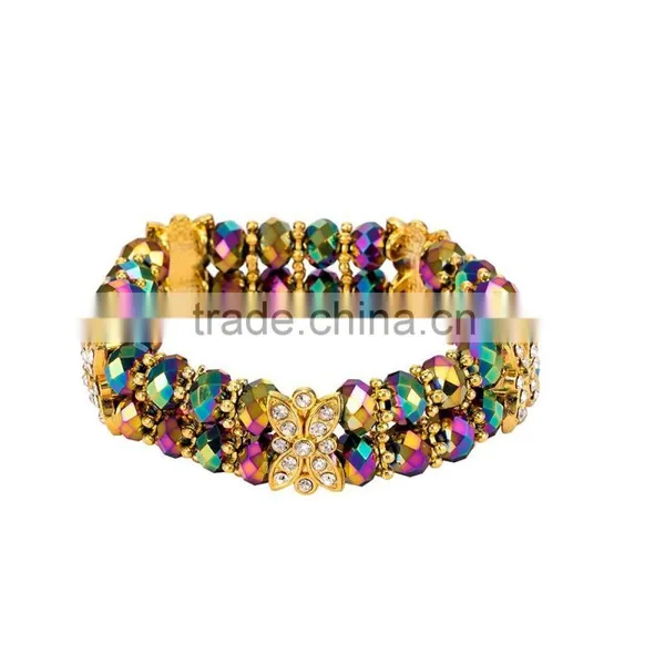 Free Sample 2016 Handcraft Lady Charm Bead Bracelet photo-2