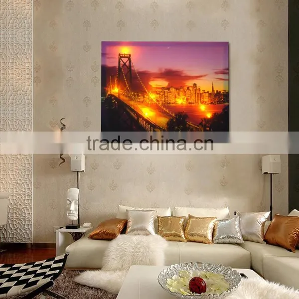 LED Canvas Painting Wall Art, Lighted up Candle Painting,Christmas Wall Decor LED Canvas Painting photo-6