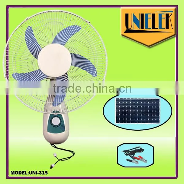 New Energy 16 Inch Battery Solar dc Rechargeable Fan 12V dc Water Mist Fan photo-6