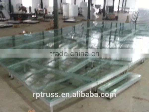 4 Legs Portable Stage Glass Stage OEM / Plexiglass Stage photo-3