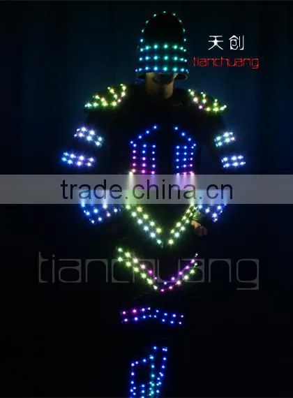 Wireless DMX512 Programmable LED Light Street Dance Clothes photo-4