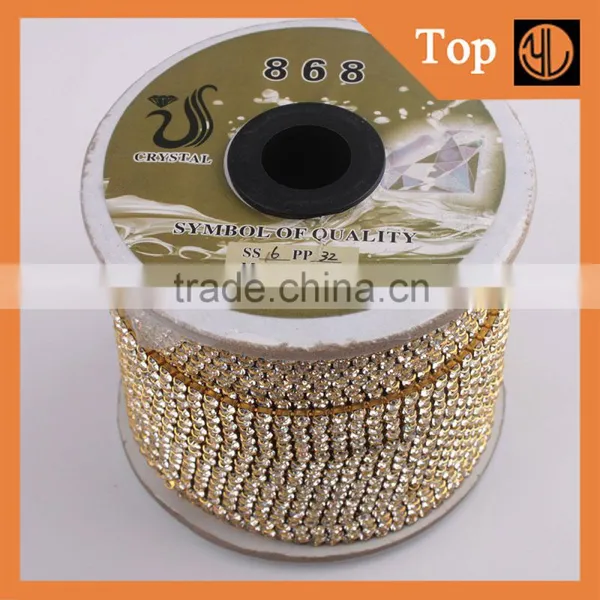 2016 Fashion Jeweled Ornaments Rhinestone Cup Chain for Shoes photo-2