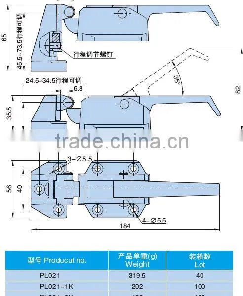 Zinc Alloy Handle PL021 photo-2