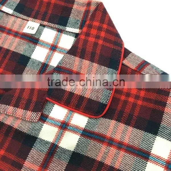 Plaid Flannel Pajama Sets for Baby Boy photo-6