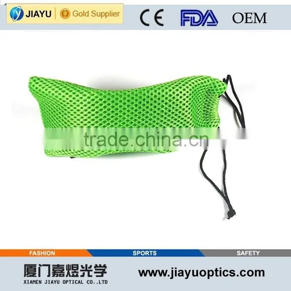 New Design Nylon Black Drawstring Mesh Sunglass Pouch Bag photo-5