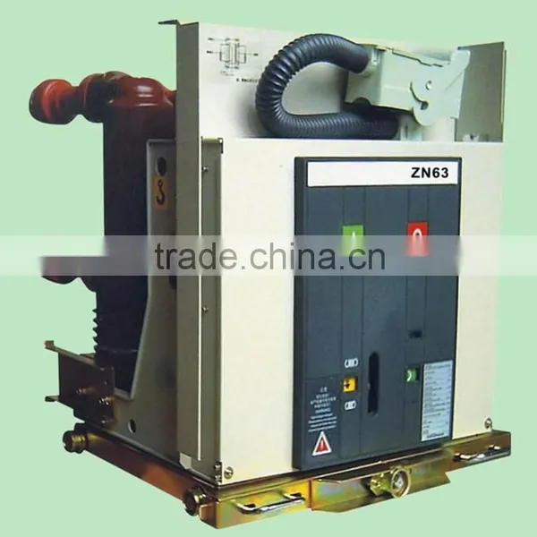Yueqing Factory Supply 11KV 630A/1250A/1500A/2000A/2500A Indoor Vacuum Circuit Breaker VCB ZN63(VS1) photo-2