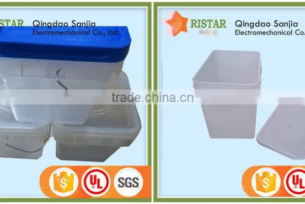 China Factory Wholesale Cheap Price List 15L pp Plastic Square Bucket With White Color photo-6