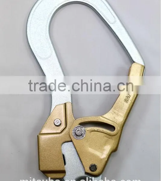 Silver&Gold Fall Arrestor Metal Safety Harness Forged Taiwan Rope Hook photo-4
