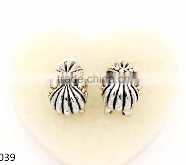 2016 Juyuan Double Color Plated Whole Sales Earrings photo-3