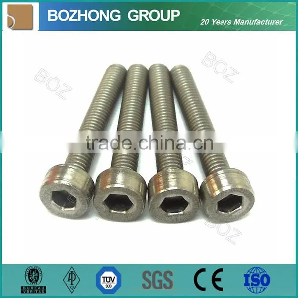 Factory Supply Good Quality 4-40 Titanium Screws With Low Price