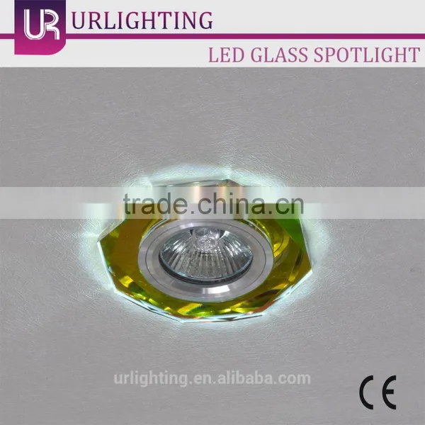 Octagonal Glass Surface for Decoration Light Mr16 Led Downlight Ceiling Light photo-3