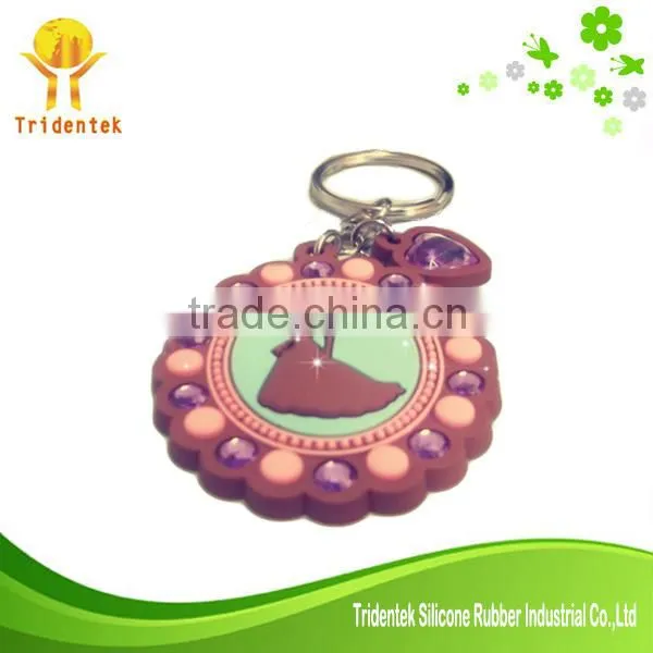 Colorful Promotional Gift Cartoon Silicone Key Buckle
