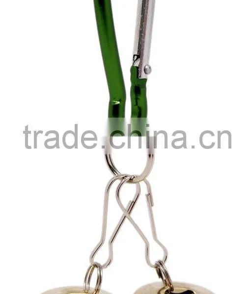 Jingle Bell With Leather Keyring ,great for Location When do Mountain Climb photo-2