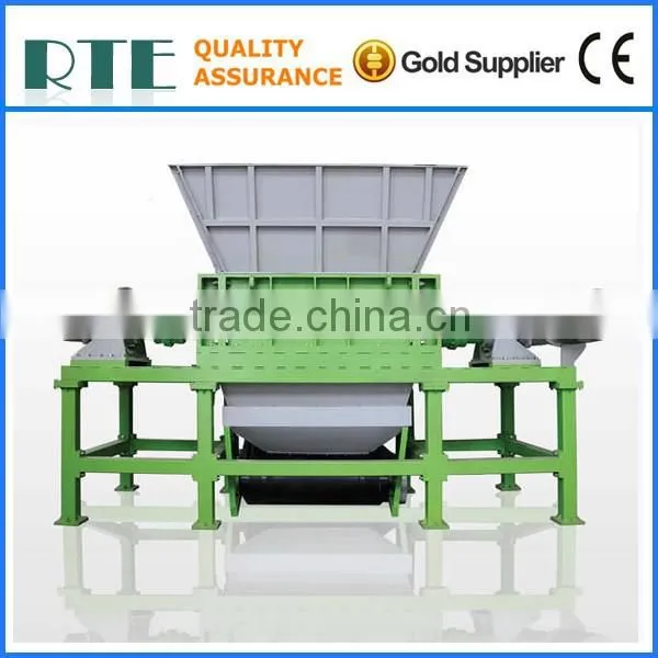 Double Shaft Shredder/WASTE TIRE SHREDDER MACHINE