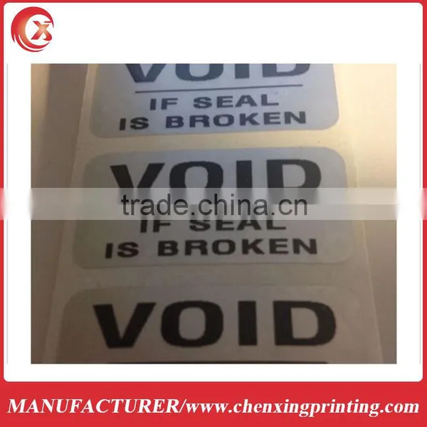 Custom Printed Hologram Security Warranty VOID Sticker Seals photo-3