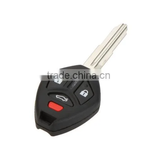 4 Button Car Remote Replacement Key Shell Blank Case Uncut photo-4