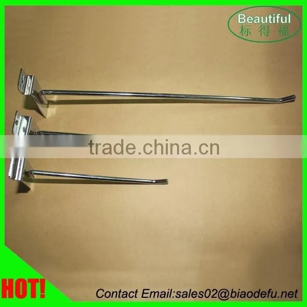 Metal Chrome Slatwall Hook photo-2