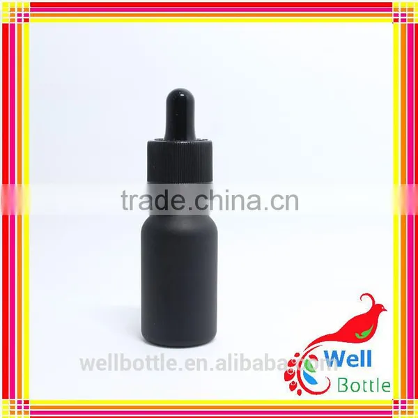 Child Proof Glass Dropper Bottle With Black Frosted Glass Bottle for Mini Glass Dropper Bottle photo-2