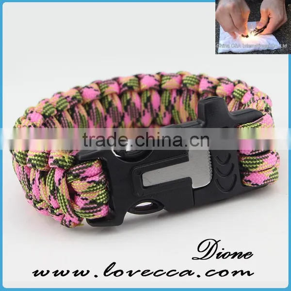 the Newest High Quality Paracord Bracelet Wholesale Paracord Bracelet for Girl Weave Style photo-4