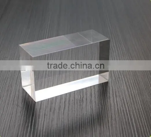 Solid Clear Acrylic Cube Block photo-2