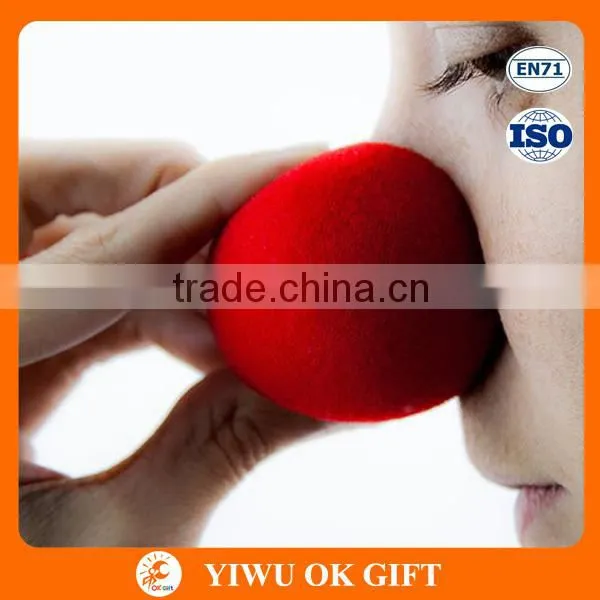 Circus Party Halloween Costume Red Foam Clown Nose By Party Suppliers photo-3