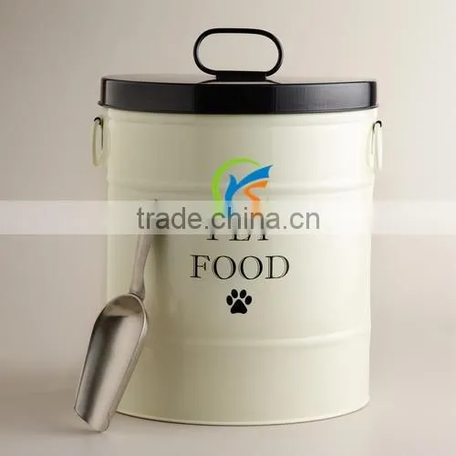 Wholesale Galvanized Metal Pet Food Storage Box