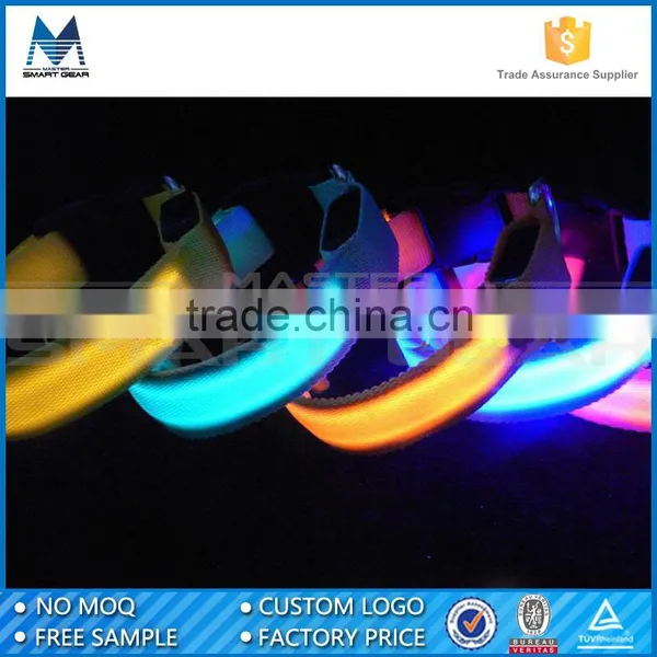 Wholesale LED Luminous Nylon Pet Dog Collar PT208 photo-2