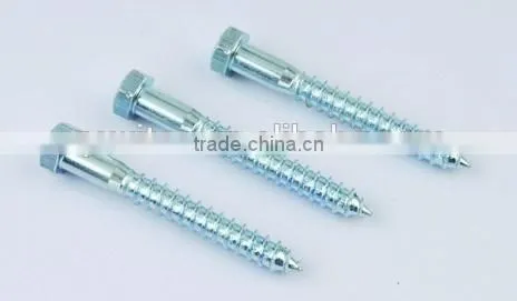 Factory Supply Box Packing DIN571 Hex Head Coachscrew Cr3 Zinc Plated photo-3