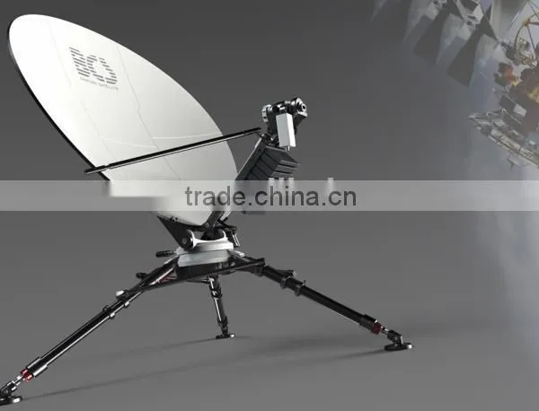 3ft Flyaway Auxiliary Acquisition Satellite Dish Antenna for Communication (Manpack)