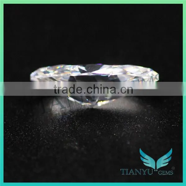 Hot Sale Free Samples Synthetic CZ Stone Wholesale 6*12 White Heat Marquise Cut Loose Cubic Zirconia Price photo-3