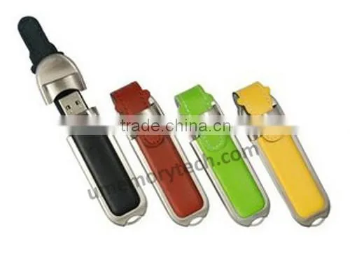 New Genuine High Speed USB 3.0 Leather Storage Drive 8gb 16GB 32gb 64gb128gb photo-2