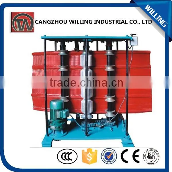 Superior Quality Colored Grazed Steel Roof Tile Manual Aluminum Crimping Machine Top Supplier photo-4