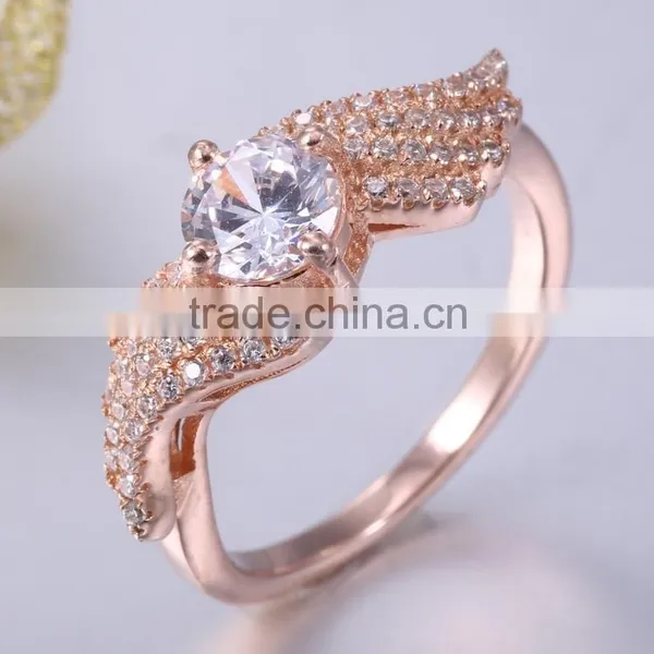 Factory Direct Sale Rose Gold Ring 925 Silver Ring Charm photo-3