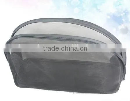 2015 New Black Mesh Cosmetic Storage Bag With Thicken Bottom photo-3