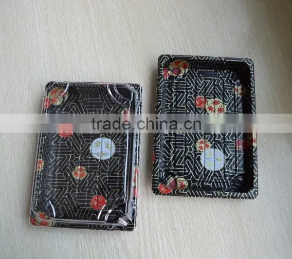 Disposable Packaging PS Plastic Sushi Take Away Box Sushi Box With Clear Lid photo-4
