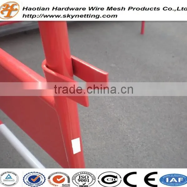 France Welded Pipe Temporary Fence Queue Control Barrier Crowd Control Barrier photo-4