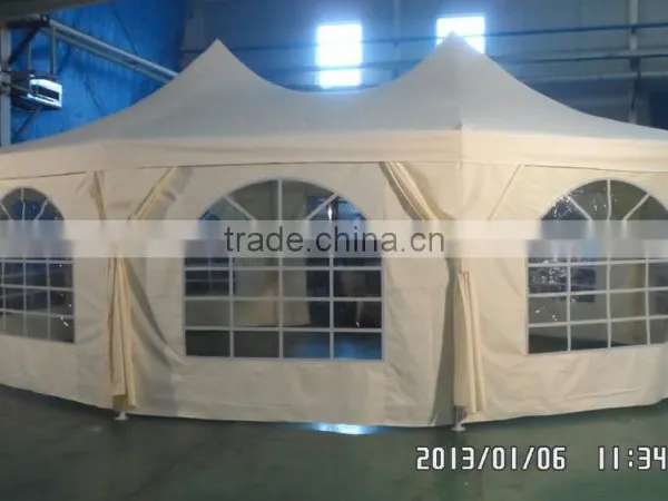 Galvanized or Powder Coated PE PVC Steel Waterftoof Party Tent High Quality