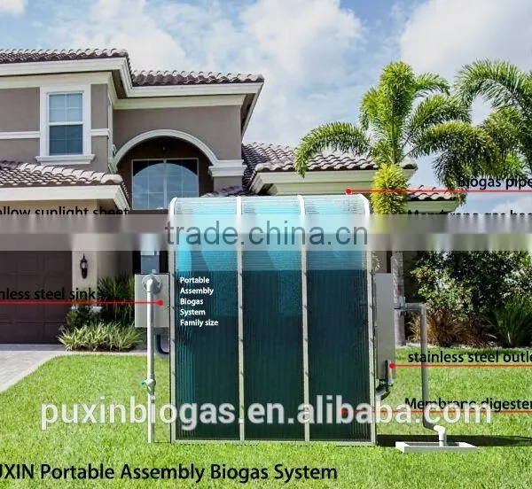 PUXIN Small Detachable Biogas Plant for Food Waste Disposer photo-2