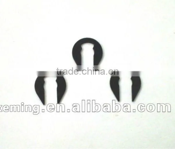 65Mn spring steel black phosphated 10mm split ring