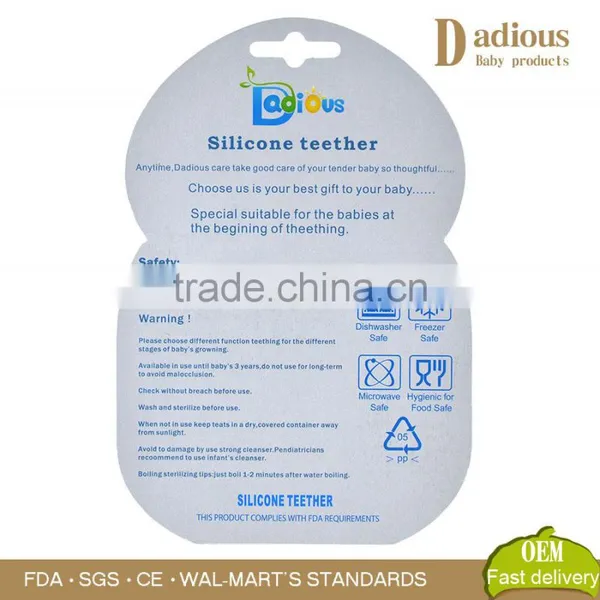 BPA Free Wholesale Cheap Silicone Baby Teether Toys Natural Rubber For Baby photo-5