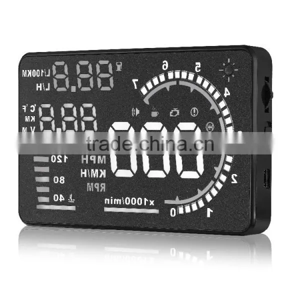 A8 Car HUD System OBD2 Speed Display Car Security Device photo-6