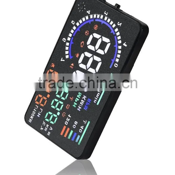 Head up Display GPS OBD Car Speed Limiter HUD A8 photo-3