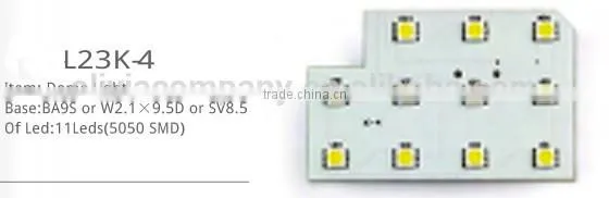 11pcs 5050SMD Car Led Top Light Led Bedside Reading Lamp