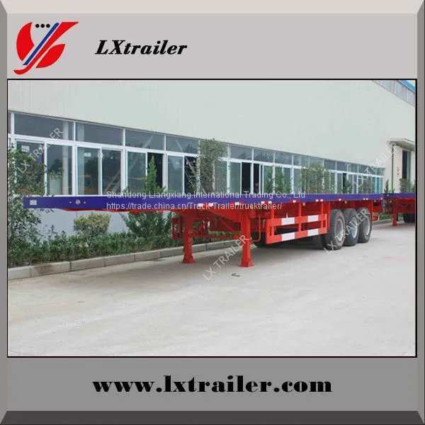 Sinotruk 3 Axles Flatbed Container Semi Trailer photo-2